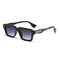😎 Gafas de Estilo Lujo｜Montura Cuadrada Metálica Minimalista, Filtro de Luz Azul, Elegantes para Cualquier Ocasión
