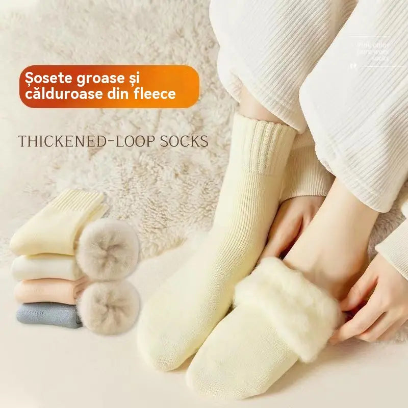 🔥🔥6 pares 26 euros🧦 Calcetines Térmicos de Felpa para Invierno — ¡Pies Cálidos y Máximo Confort!
