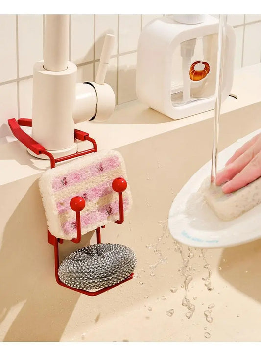Compra 1 y llévate 1 gratis🚰 Organizador para Grifo Sin Taladro – ¡Mantén el Fregadero Ordenado y los Estropajos Secos!