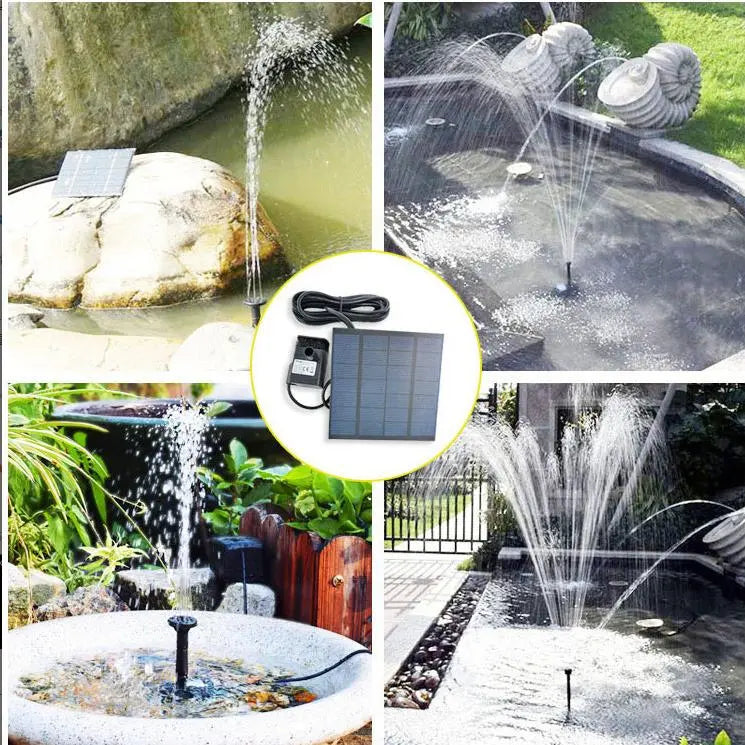 💧☀️Az új napelemes szökőkút