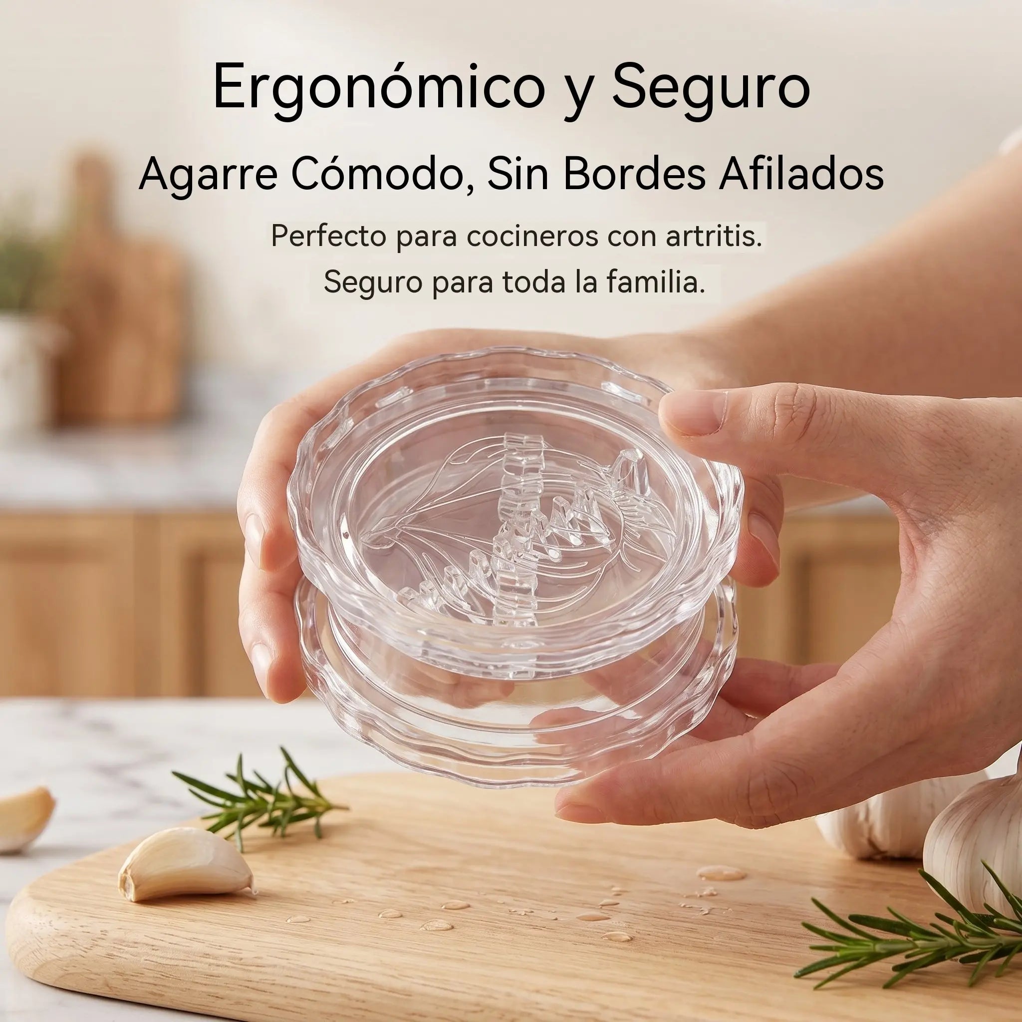 🧄🔄【3 artículos por 26 euros】Prensa de ajos manual. ¡Disfruta de un 49% de descuento!