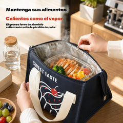 🥗 ¡Solo hoy, a mitad de precio! Bolsa térmica reforzada para el almuerzo: su aislamiento duradero mantiene la comida caliente. ¡Imprescindible para el trabajo o la escuela! ✨🔥