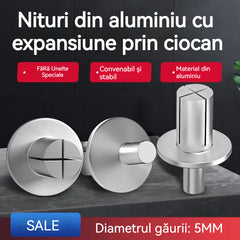 🔥【100 piezas 24 euros】🧰🔧 Remaches de aluminio con expansión de martillo: ¡fijación rápida y segura sin esfuerzo!🔩