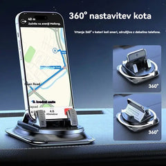 🔥【50 % POPUSTA】🚗 Varno in pametno: Vrhunsko držalo za telefon v avtomobilu 2 v 1! 🚗