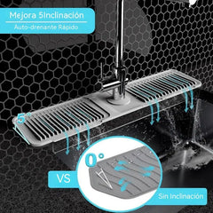 🚰 Bandeja Escurreaguas de Silicona para Grifo | Mantén el Fregadero Ordenado y Seco