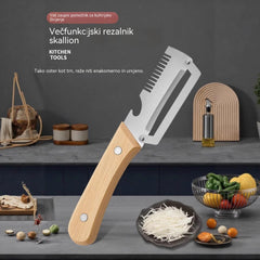 【Kupi 1 in prejmi 1 brezplačno!】 Večnamenski kuhinjski lupilec 3 v 1: lupi, reže in odpira pokrovčke steklenic!