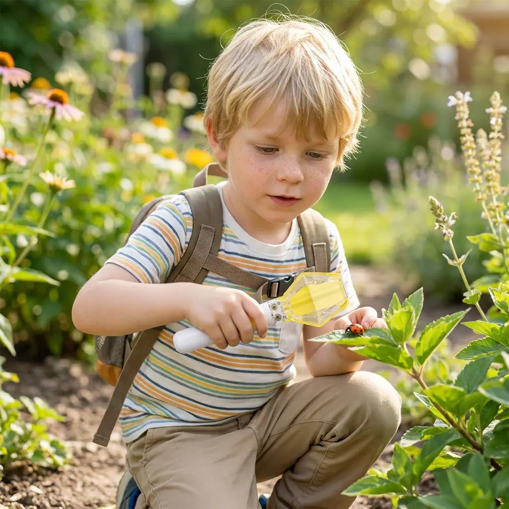 🦋2 artículos por 26 euros🐞Atrapainsectos infantil con lupa 6X: herramienta de observación de insectos para la exploración al aire libre.🔎🔎