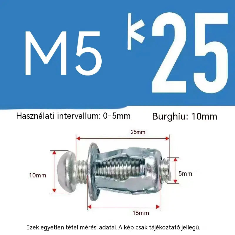 🔥50% KEDVEZMÉNY【100 darabos】M4M5M6 Táguló csavaros sapkás anya Szegecsanya