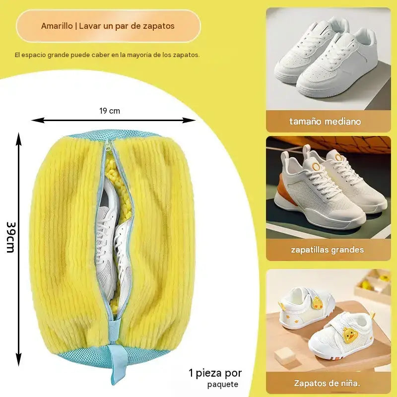 Bolsa de malla para lavar zapatos en lavadoras