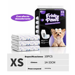 🐶💧 Pañales desechables para mascotas: súper absorbentes, transpirables y cómodos, mantienen a tu perro o gato seco y feliz 🐱✨