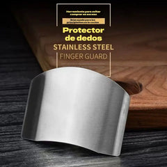 🔥【Paquete de 6 piezas】👨‍🍳🔪Protectores de dedos de acero inoxidable para cortar verduras