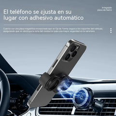 🔥Compre 1 y obtenga 1 gratis（2 piezas）🔥El anillo de clip trasero de tres dedos gira y pliega el soporte del teléfono