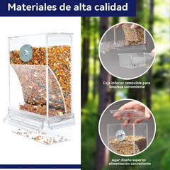 🐦 Comedero Automático para Pájaros｜Mantén la Comida Ordenada y A tus Aves Siempre Alimentadas