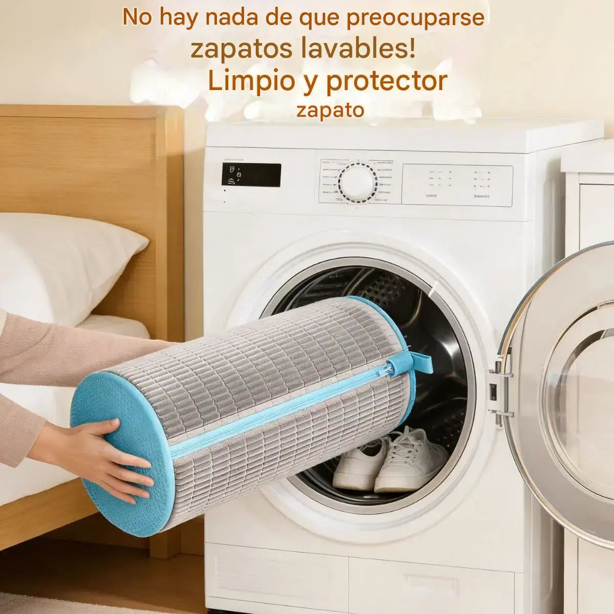 Bolsa de malla para lavar zapatos en lavadoras