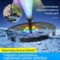 💧☀️Az új napelemes szökőkút
