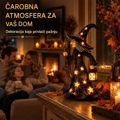 🧙✨Ukrasna noćna lampa „Zvjezdana vještica”