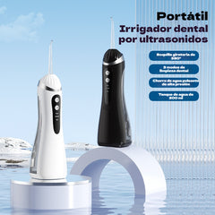 ✨🦷 Irrigador bucal portátil | Elimina la placa y los restos de comida que el cepillo de dientes no puede alcanzar, limpiando profundamente las encías💞