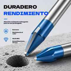 🔩 ¡Disfruta ahora de un 50% de descuento! 🛠️ Brocas excéntricas de carburo (vástago hexagonal) – Resistentes a las grietas · Puntas afiladas multimaterial – Aptas para azulejos, vidrio y mampostería. 💎