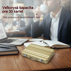 Mini hliníkové puzdro na vizitky｜Kompaktné, elegantné a odolné 💼✨