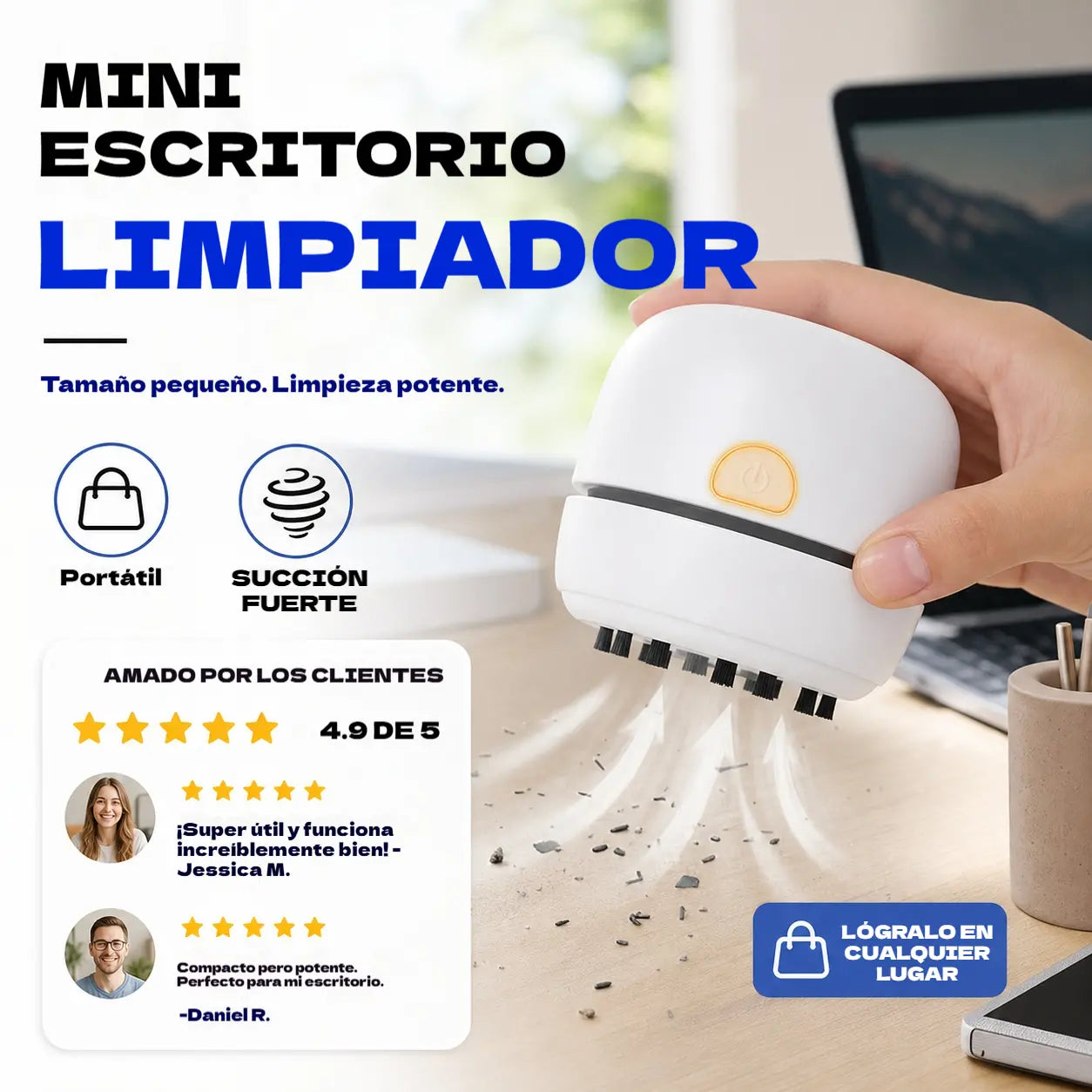 💥50% de descuento💥Mini aspiradora de escritorio portátil