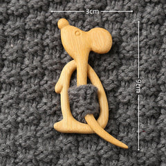 3 artículos 25 euro🎁Broche de madera con forma de animal para regalar