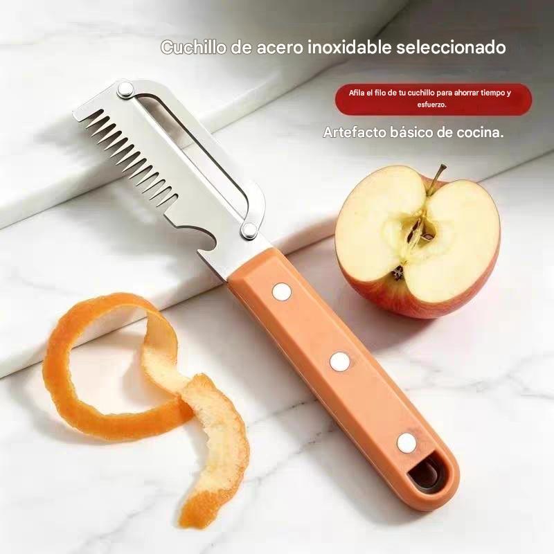 💥Compra uno y llévate el segundo gratis💥🔪Cortador y pelador multifuncional de acero inoxidable🧅