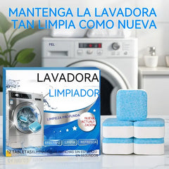 🫧 Pastillas Limpiadoras para Lavadora – Eliminan Suciedad y Cal, 12 Unidades
