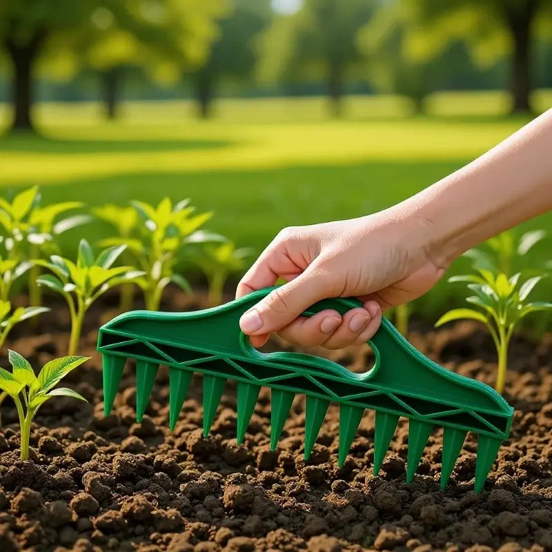 🌱【2 artículos por 26 euros】 Sembradora de 12 agujeros: siembra hileras perfectamente espaciadas en segundos 🌟