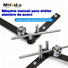 💪Dobladora manual multifuncional de alta resistencia para varillas de refuerzo y alambre, robusta y duradera.