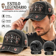 🛡️🧢Gorra de béisbol Guardian Knight, ajustable, transpirable y con protección solar.