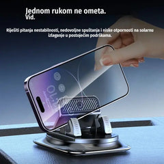 🔥【50% POPUSTA】🚗 Sigurno i pametno: Ultimativni 2-u-1 držač za telefon u automobilu! 🚗