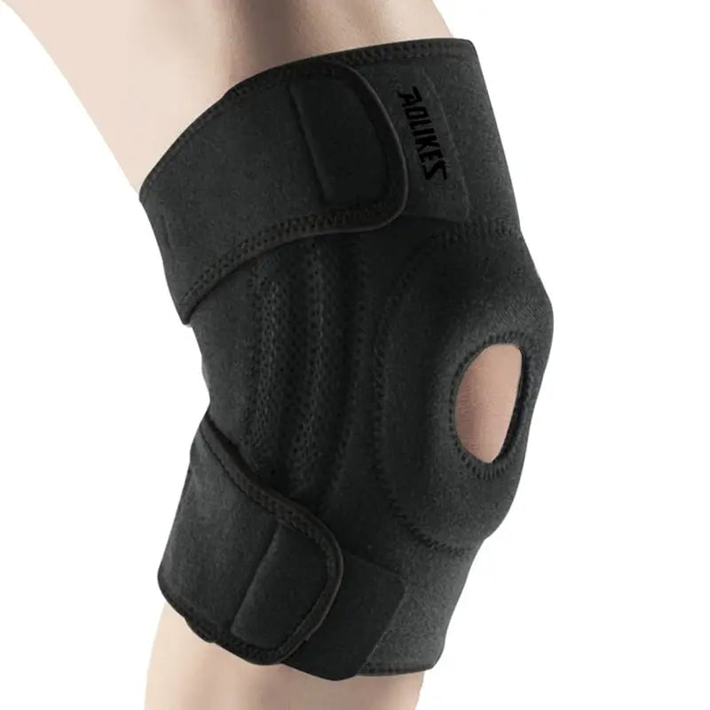🦵🚶Rodillera deportiva, rodillera con soporte de resorte para montañismo y ciclismo.