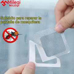 【Compra 5 metros y llévate 5 metros gratis.】[🔥10 metros 23 euros] Reparación de agujeros en mosquiteras con cinta adhesiva, reparación de malla de acero inoxidable.