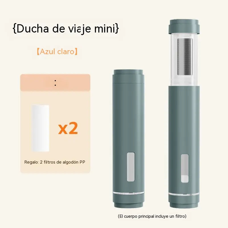 🚿💧 Filtro Compacto para Ducha con Cartucho Reemplazable — ¡Instálalo Fácilmente y Mejora tu Rutina!