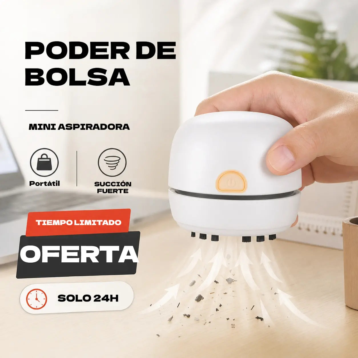 💥50% de descuento💥Mini aspiradora de escritorio portátil