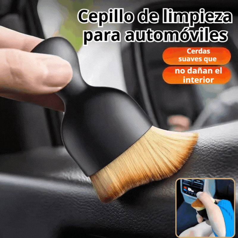 🚗4 piezas por 21 euros 🚗Cepillo Suave para Limpiar el Coche – ¡Adiós al Polvo en Ranuras y Rejillas!