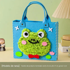 🧸🎨Kit de manualidades para niños: ¡Haz tu propia bolsa de peluche!