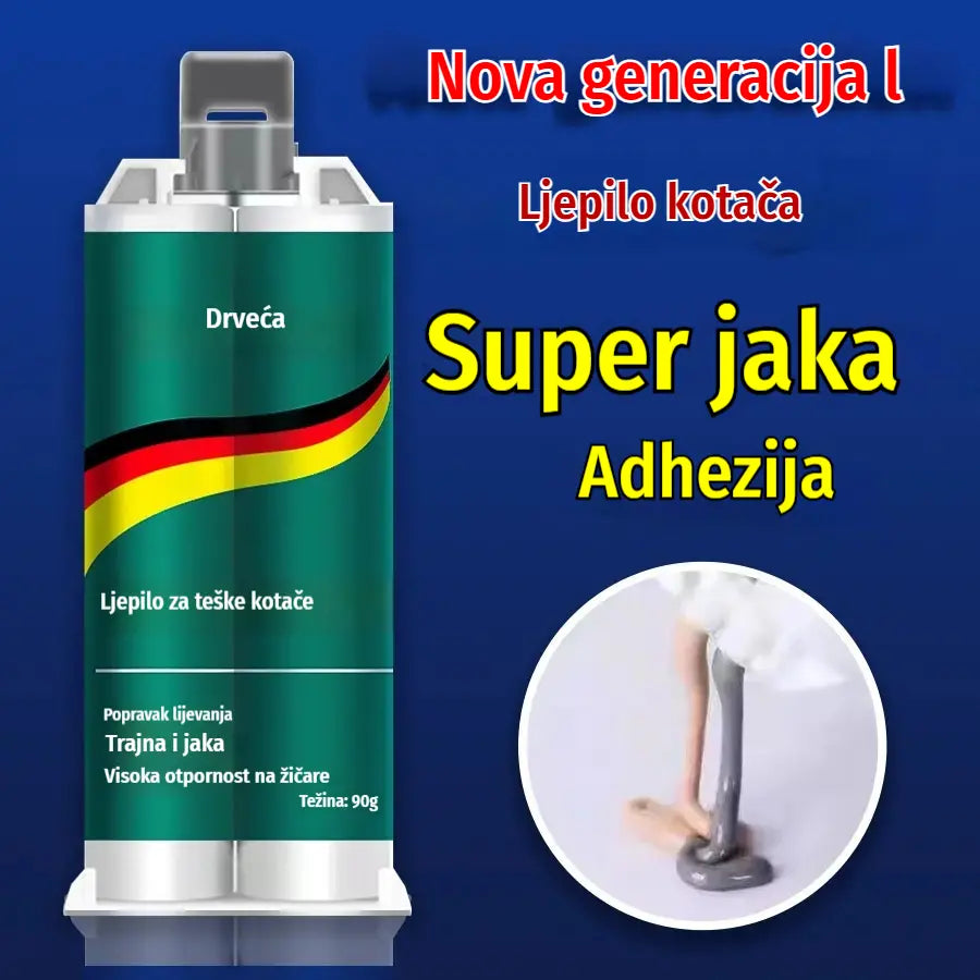 【Set od 3 dijela】🔥50% popusta na ograničeno vrijeme! 🛠️Visokojako AB ljepilo za popravak metala