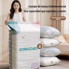 🧳 5 artículos por 27 euros 💨 Bolsa de almacenamiento al vacío grande y compresible: no requiere bomba, es a prueba de fugas e ideal para ahorrar espacio en maletas y en casa ✈️