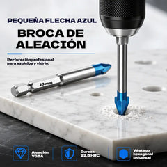 🔩 ¡Disfruta ahora de un 50% de descuento! 🛠️ Brocas excéntricas de carburo (vástago hexagonal) – Resistentes a las grietas · Puntas afiladas multimaterial – Aptas para azulejos, vidrio y mampostería. 💎