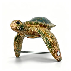 🐢🧻 Servilletero de pared retro con diseño de tortuga marina en 3D