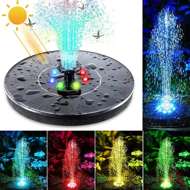 💥Fuente de agua alimentada por energía solar