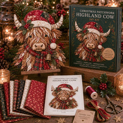 🎇🎄Kit de costura para colgar en la puerta con diseño navideño acolchado (6 diseños)