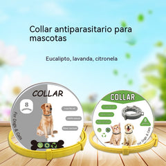 🐱🐶Collar antipulgas y garrapatas ajustable para perros y gatos🚫
