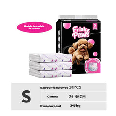 🐶💧 Pañales desechables para mascotas: súper absorbentes, transpirables y cómodos, mantienen a tu perro o gato seco y feliz 🐱✨