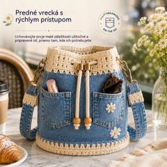 Bolso vaquero tejido de estilo bohemio para completar todos tus atuendos ✨
