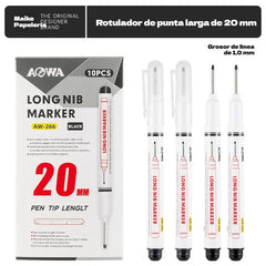 🤩Oferta especial de último día🔥【Paquete de 10】✨Rotuladores de precisión de secado rápido a base de aceite, resistentes al agua, aptos para madera, metal, etc.