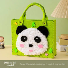 🧸🎨Kit de manualidades para niños: ¡Haz tu propia bolsa de peluche!