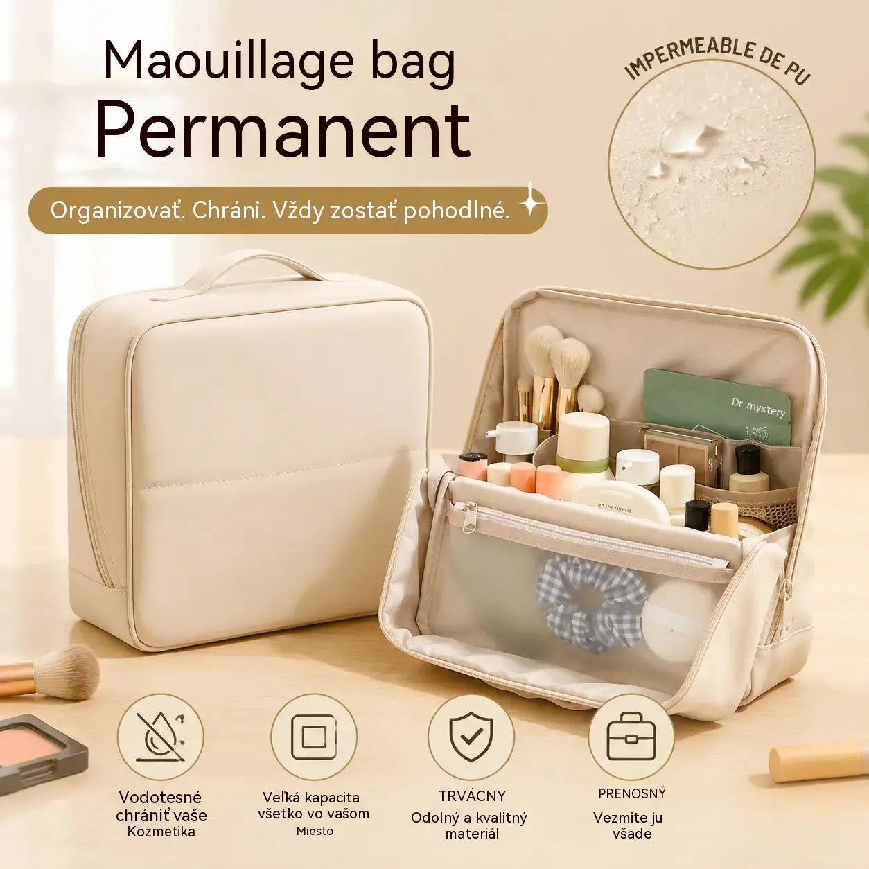 💧🌸 Bolsa tote vertical de gran capacidad | Organización y estilo sencillos para el día a día ✨
