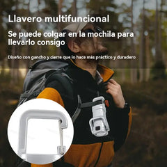 🔦🌙 Linterna LED Potente Multifunción con Luz Lateral, 3 Modos, Batería Externa y Carcasa Metálica Resistente, ¡Ideal para Camping, Trabajo y Emergencias!